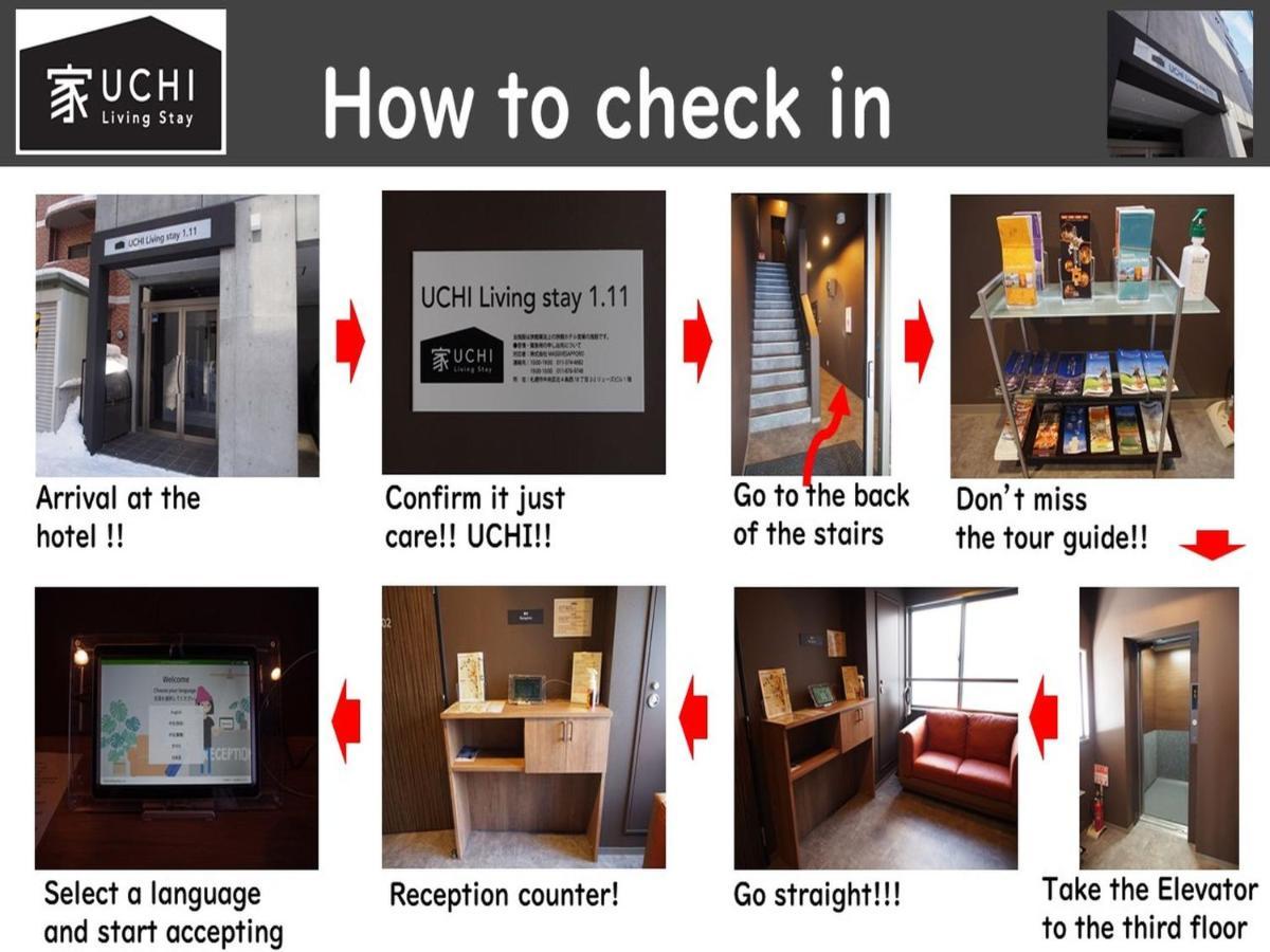 Uchi Living Stay Odori 11 Sapporo Zewnętrze zdjęcie